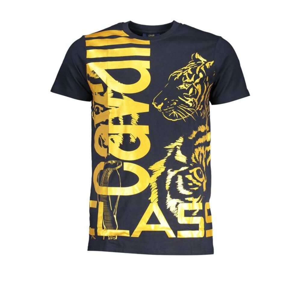 Cavalli Class Blu Cotton Men's Men's T-Shirt